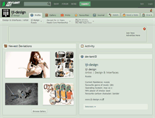 Tablet Screenshot of iji-design.deviantart.com