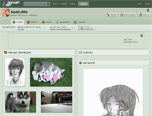 Tablet Screenshot of madd-mikk.deviantart.com