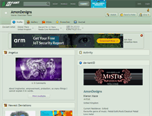 Tablet Screenshot of amondesigns.deviantart.com