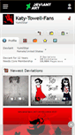 Mobile Screenshot of katy-towell-fans.deviantart.com