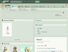 Tablet Screenshot of loz-ilia.deviantart.com