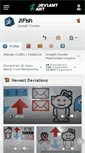 Mobile Screenshot of jifish.deviantart.com