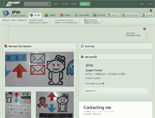 Tablet Screenshot of jifish.deviantart.com