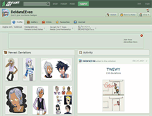 Tablet Screenshot of deidaraeevee.deviantart.com
