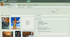 Desktop Screenshot of lulaborges.deviantart.com