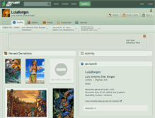 Tablet Screenshot of lulaborges.deviantart.com
