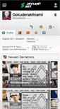 Mobile Screenshot of gokuderaminami.deviantart.com