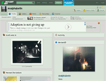 Tablet Screenshot of analphabetin.deviantart.com