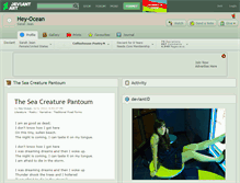 Tablet Screenshot of hey-ocean.deviantart.com