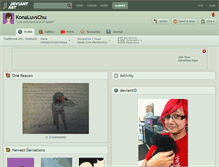 Tablet Screenshot of konaluvschu.deviantart.com