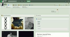 Desktop Screenshot of kjeks.deviantart.com