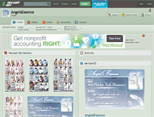 Tablet Screenshot of angelsessence.deviantart.com