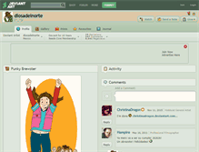 Tablet Screenshot of diosadelnorte.deviantart.com