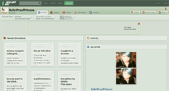 Desktop Screenshot of bulletproofprincess.deviantart.com