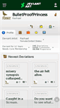 Mobile Screenshot of bulletproofprincess.deviantart.com