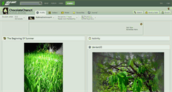 Desktop Screenshot of chocolatechanxx.deviantart.com