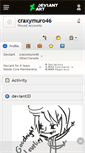 Mobile Screenshot of craxymuro46.deviantart.com