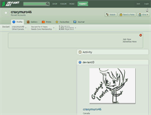 Tablet Screenshot of craxymuro46.deviantart.com