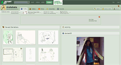 Desktop Screenshot of mrahahaha.deviantart.com