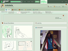 Tablet Screenshot of mrahahaha.deviantart.com