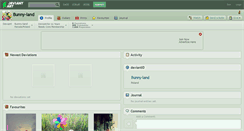 Desktop Screenshot of bunny-land.deviantart.com