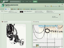 Tablet Screenshot of frigidbloodalchemist.deviantart.com