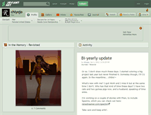 Tablet Screenshot of chiyojo.deviantart.com