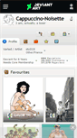 Mobile Screenshot of cappuccino-noisette.deviantart.com