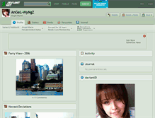 Tablet Screenshot of angel-wyngz.deviantart.com