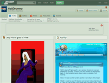 Tablet Screenshot of mattdrummy.deviantart.com