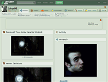 Tablet Screenshot of joker08.deviantart.com