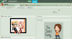 Desktop Screenshot of amifire.deviantart.com