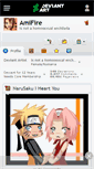 Mobile Screenshot of amifire.deviantart.com