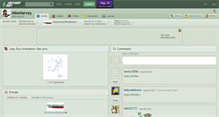 Desktop Screenshot of mikeharvey.deviantart.com