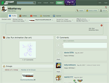Tablet Screenshot of mikeharvey.deviantart.com