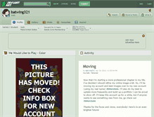 Tablet Screenshot of batwing321.deviantart.com