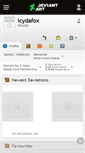 Mobile Screenshot of icydafox.deviantart.com