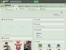 Tablet Screenshot of idnthav2.deviantart.com