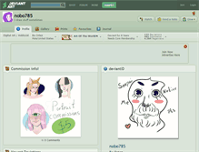 Tablet Screenshot of nobo785.deviantart.com