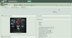 Desktop Screenshot of dh-art.deviantart.com