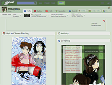 Tablet Screenshot of mizugorou.deviantart.com