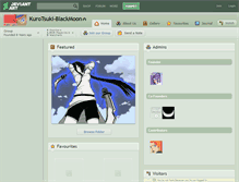 Tablet Screenshot of kurotsuki-blackmoon.deviantart.com