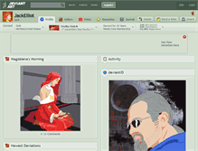 Tablet Screenshot of jackelliot.deviantart.com