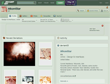 Tablet Screenshot of mikomistar.deviantart.com