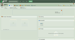 Desktop Screenshot of mk13.deviantart.com