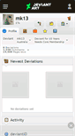 Mobile Screenshot of mk13.deviantart.com