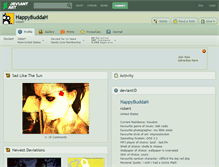 Tablet Screenshot of happybuddah.deviantart.com