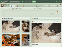Tablet Screenshot of foxsvir.deviantart.com