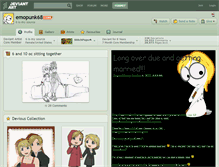 Tablet Screenshot of emopunk68.deviantart.com