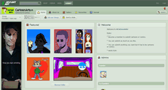 Desktop Screenshot of cartoonarts.deviantart.com